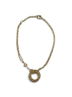 Cartier Love Bracelet Chain Diamond 750 Circle Yellow Gold